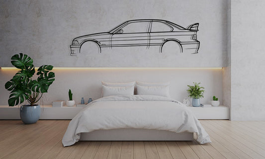 BMW E36 - Car Silhouette Wall Art
