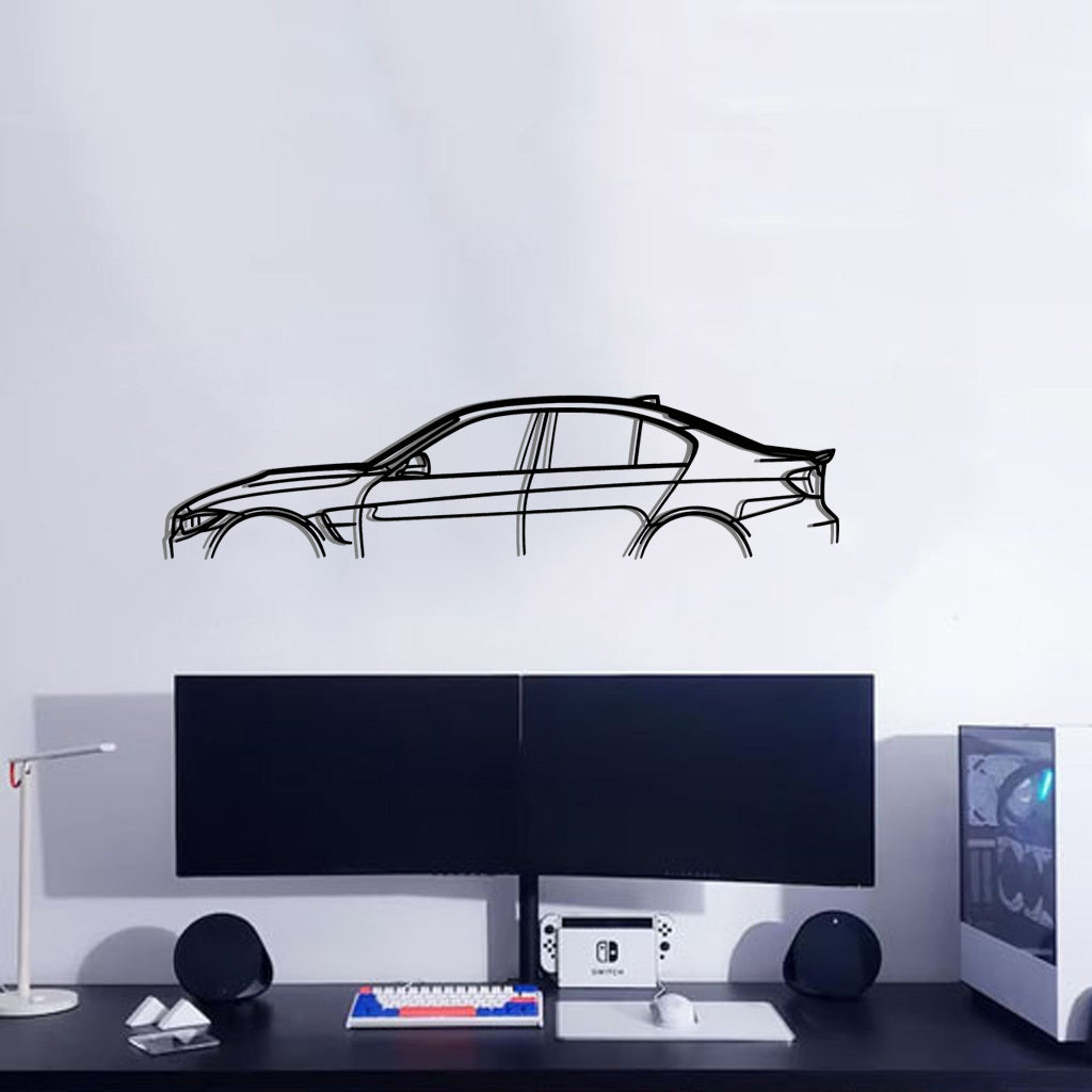 BMW F80 M3 - Car Silhouette Wall Art
