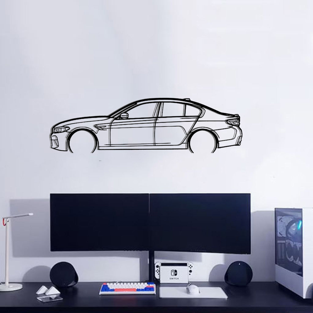 BMW G30 M5 - Car Silhouette Wall Art