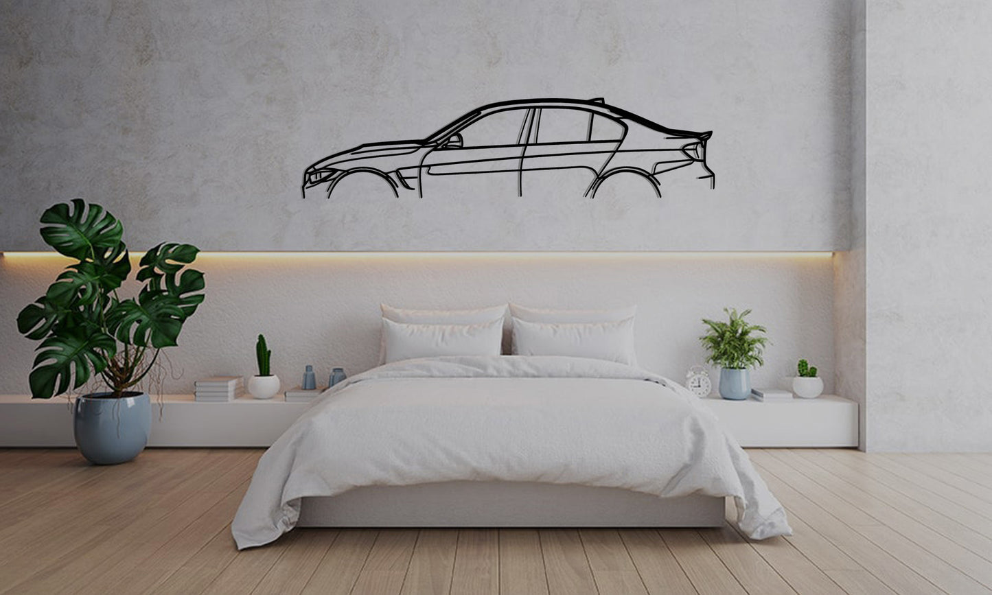 BMW F80 M3 - Car Silhouette Wall Art