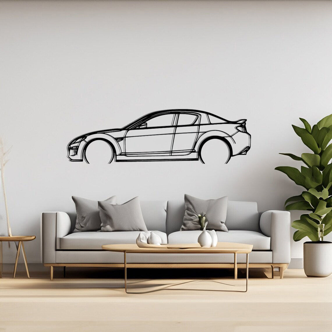 Mazda RX8 - Car Silhouette Wall Art