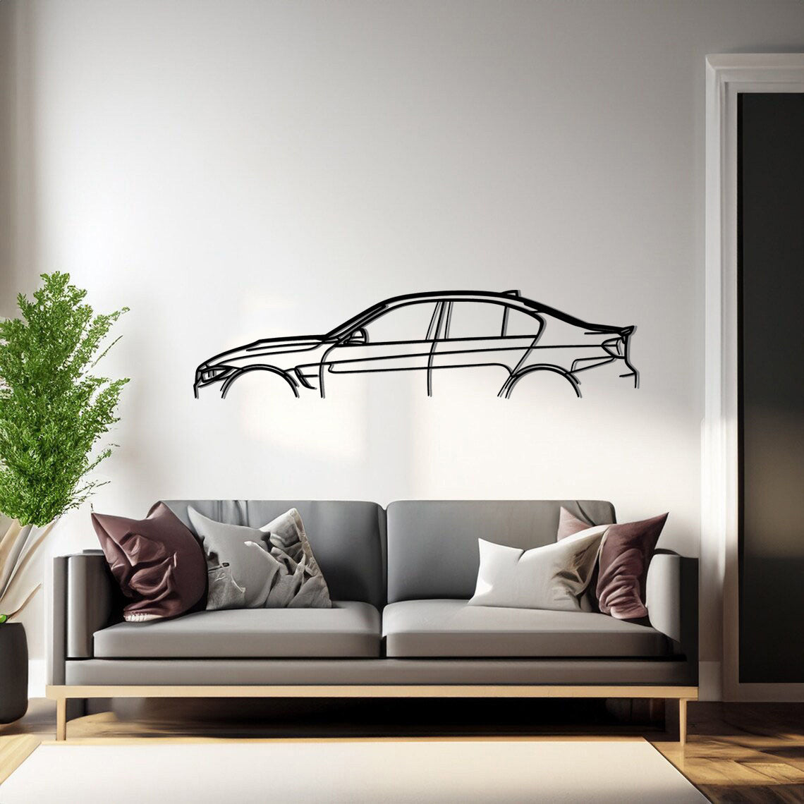 BMW F80 M3 - Car Silhouette Wall Art